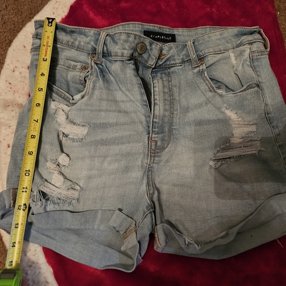 Aeropostale Light Blue Jean Shorts
